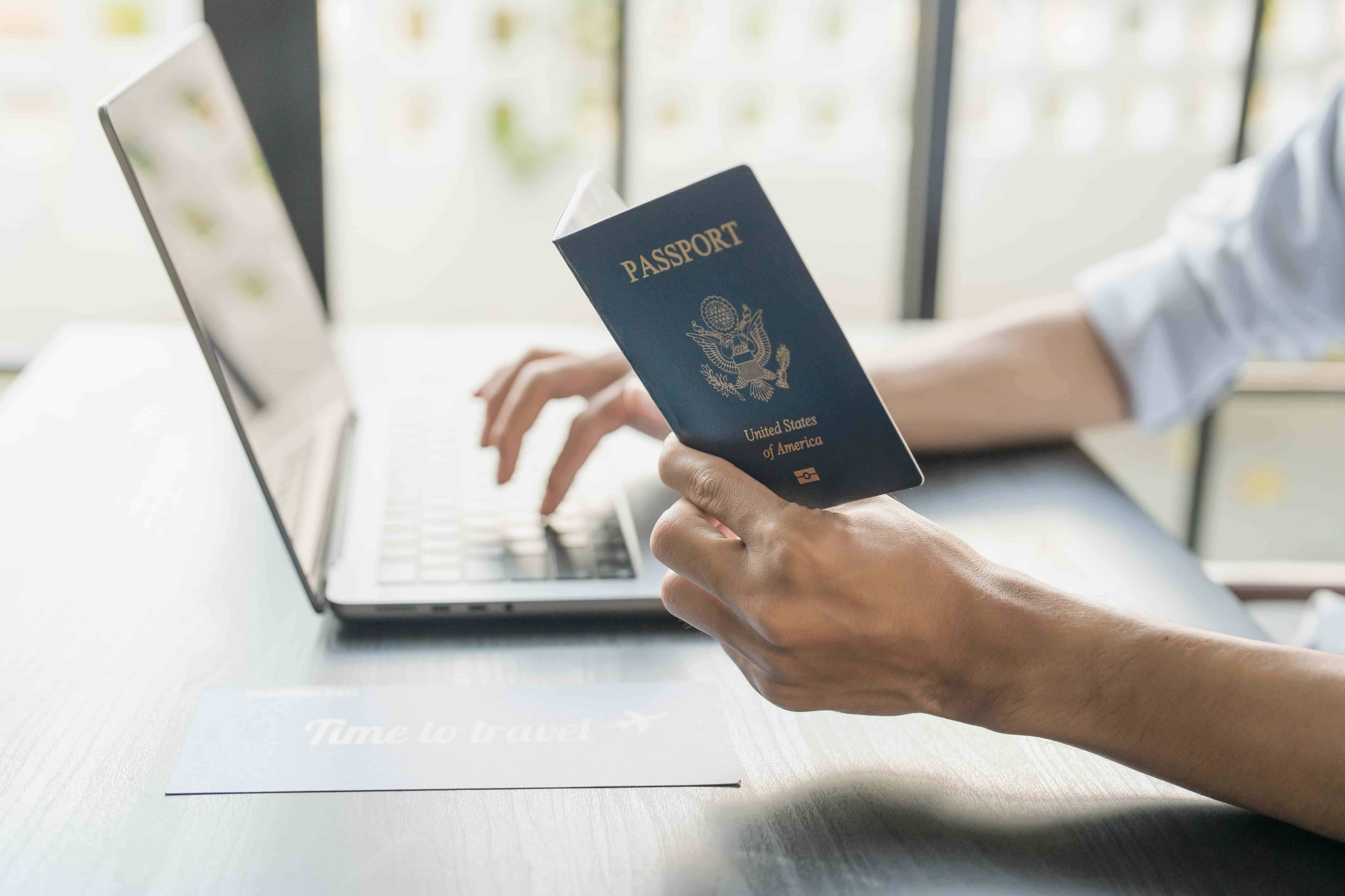 Tourist receiving online medical consultation via video call from hotel room in Japan